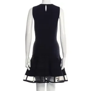 slim fit dress slacks Alexander McQueen Fit'n'Flare Dress White Stitching L main image 1